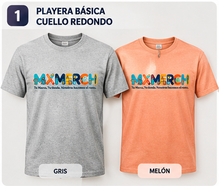 Playera básica MX Merch